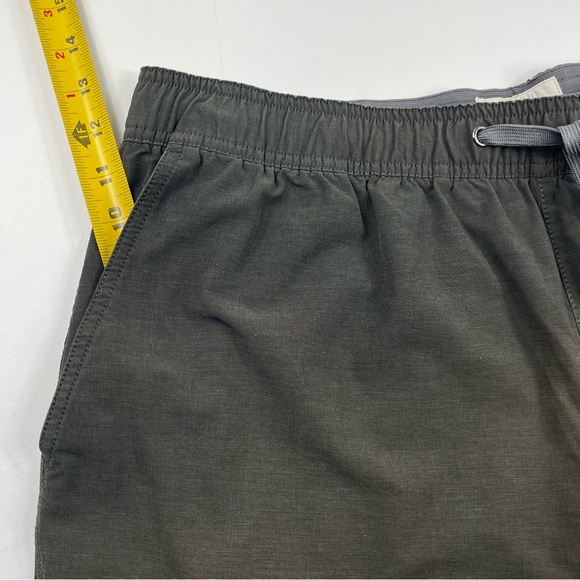 LINKSOUL Men's Shorts Elastic Waist Brown/Gray Stretch Faded Look Size XL - Picture 10 of 10